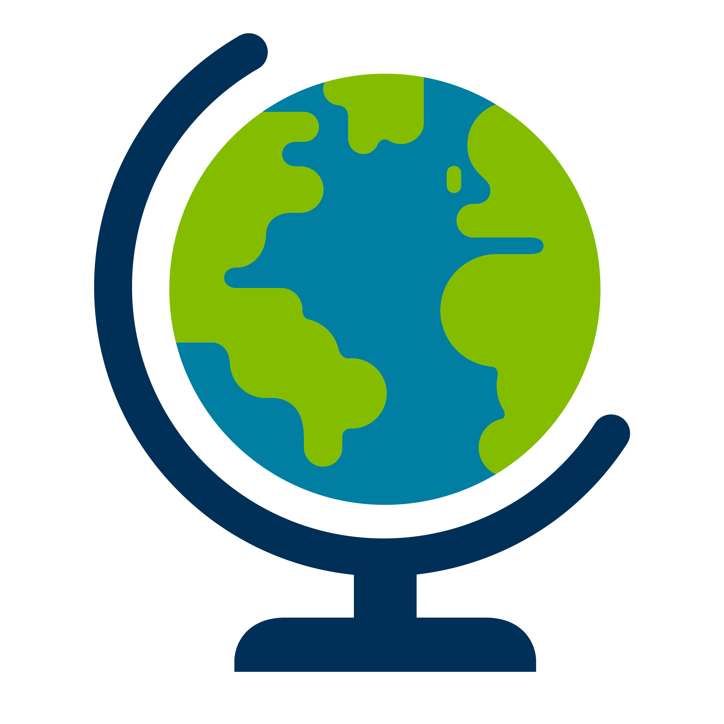 Globe pictogram