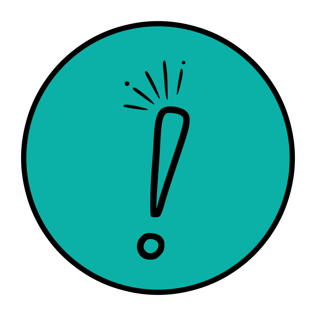 Icon of an exclamation point