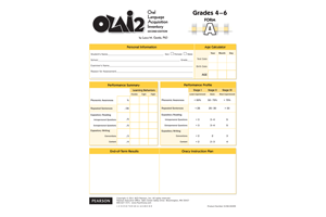 OLAI-2 Grades 4-6 Form A