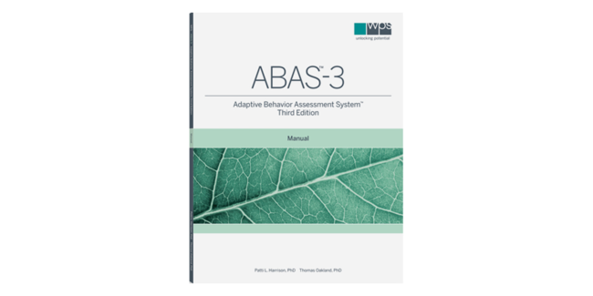 ABAS-3 Adaptive Behavior Assessment System 3rd Edition